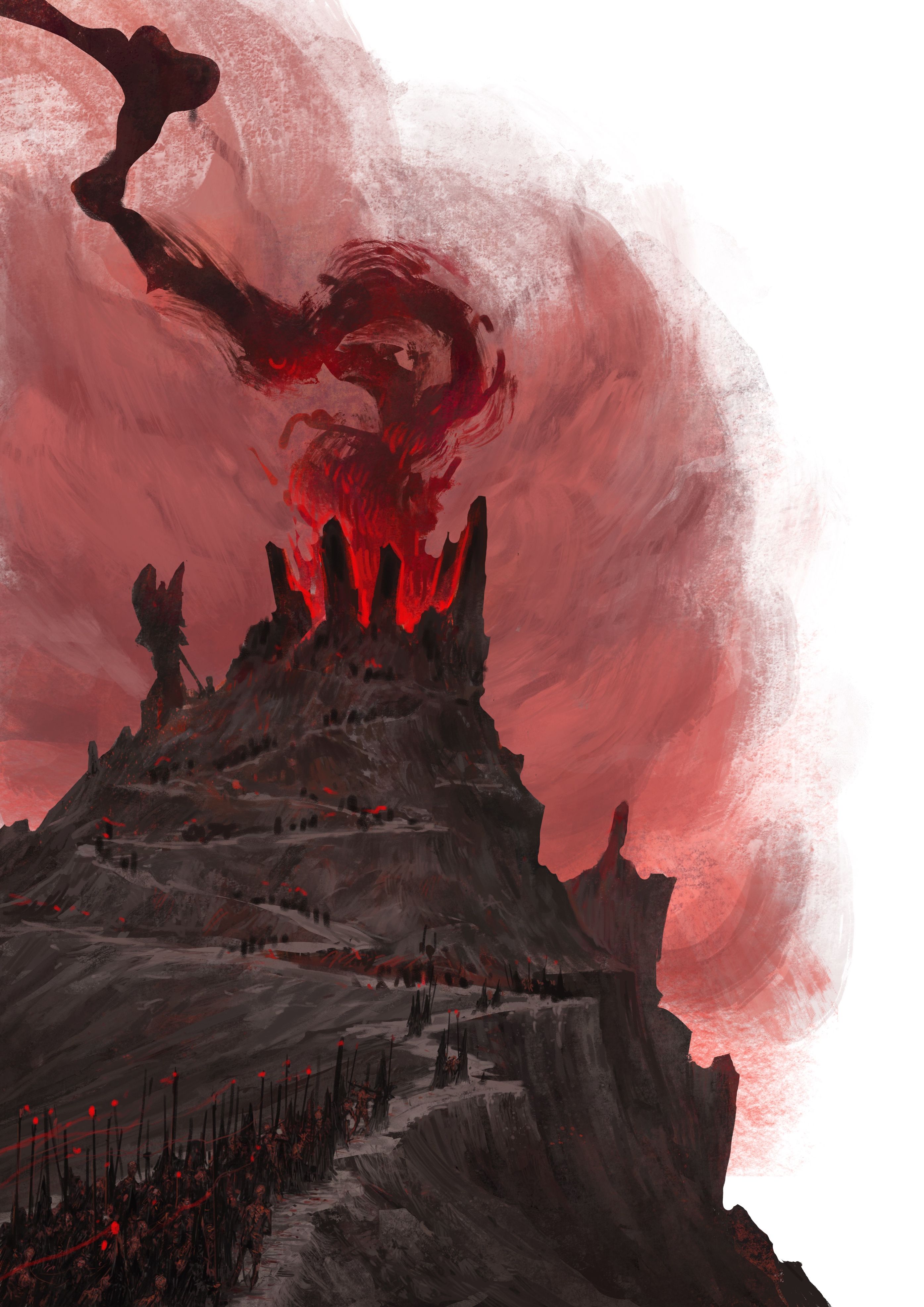 Hellmount 1st color pass