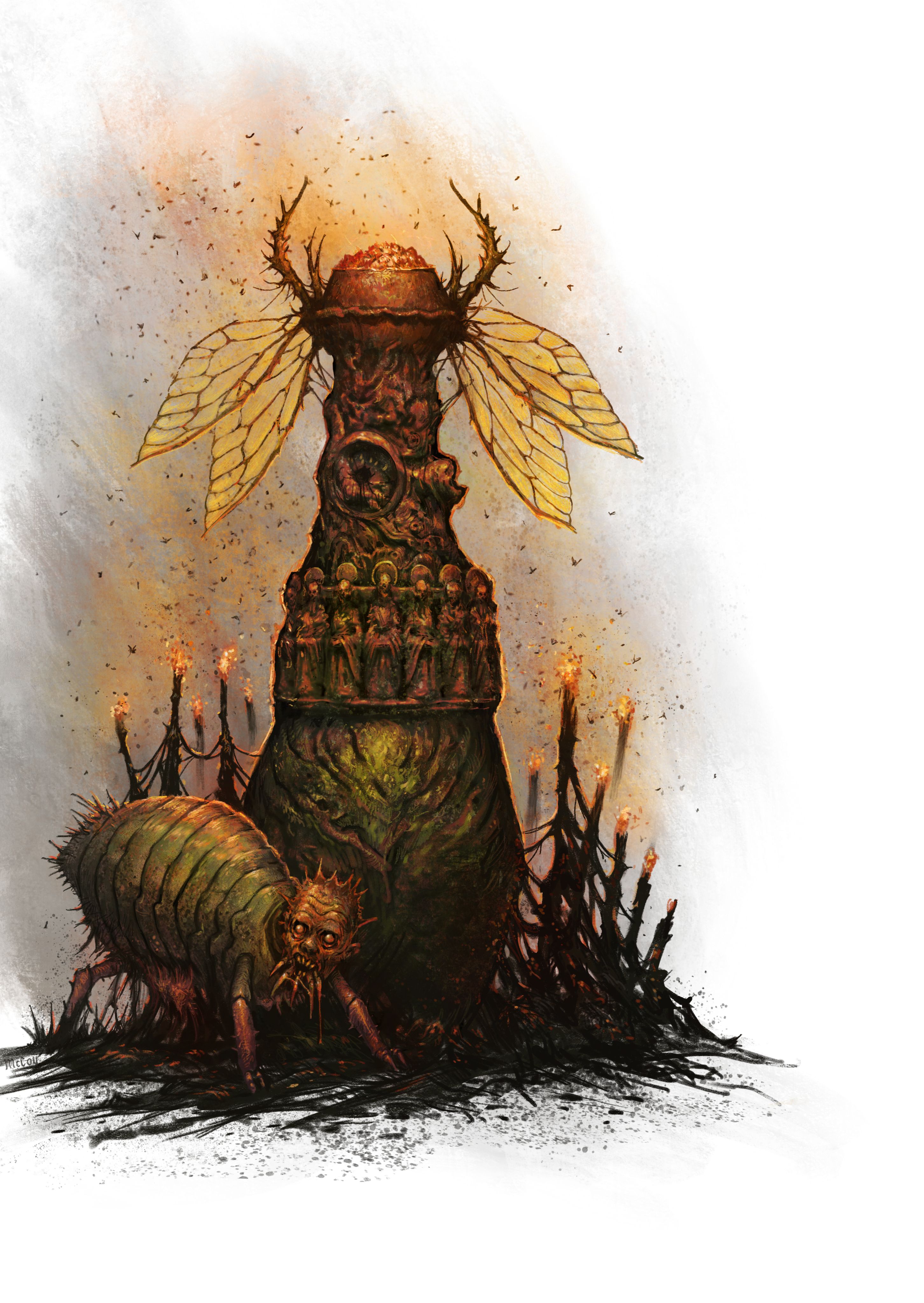 Black Grail Funeral Urn